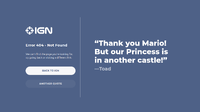 the current IGN 404 error