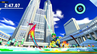 Metropolitan Goal Kick minigame from Mario & Sonic at the Olympic Games Tokyo 2020