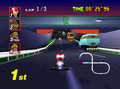 Cargo trucks in Toad's Turnpike from Mario Kart 64