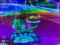 A Gold Shell in Mario Kart Arcade GP