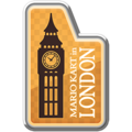 A common badge in Mario Kart Tour that depicts Big Ben