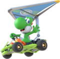 Yoshi's Pipe Frame with the Super Glider
