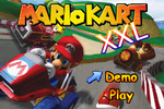 Title screen of the tech demo Mario Kart XXL