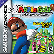 The front North American cover for Mario Golf: Advance Tour