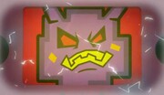 The game bugs fusing into the Mega Bug