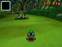 A Moving Tree in Luigi's Mansion, a course in Mario Kart DS