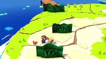 The third hidden Toad at Full Moon Island, disguised as a red origami fish and originally submerged with the central platform.