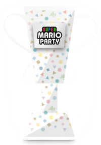 The Super Mario Party trophy from the Trophy Creator application