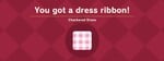 A dress ribbon's icon