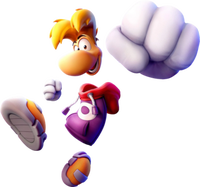 Rayman artwork in Mario + Rabbids Sparks of Hope