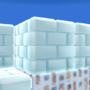 In-game screenshot of an Ice Block in Super Mario Galaxy 2.