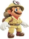 Artwork of Mario in the Explorer Outfit from Super Mario Odyssey. It was potentially cropped from an in-game screenshot by the producers of the guide.