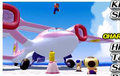 Everyone else witness Mario jumping off the plane.