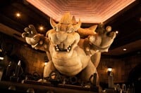 The Bowser Statue in Mario Kart: Koopa's Challenge
