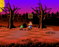 Second ? Block on Twilight Trail of Paper Mario: The Thousand-Year Door.