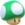 Artwork of a 1-Up Mushroom, from Super Mario 3D World.