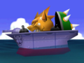 Bowser's ship in Mario Party 2