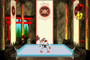 The Bristles counter is displayed vertically in the Cranky's Dojo minigame