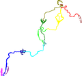 The full map compared to the routes used in VS Race, separated by color