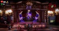 The Lounge in the Twisted Suites in Luigi's Mansion 3