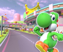 The course icon with Yoshi