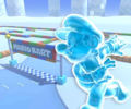 The course icon of the R variant with Ice Mario