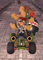 Bowser Jr. (Explorer) performing a trick.