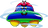 Group artwork depicting UFO Spin from Mario & Luigi: Brothership