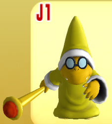 Yellow Magikoopa from Mario Super Sluggers