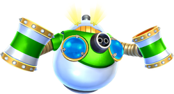 Artwork of Megahammer from Super Mario Galaxy 2