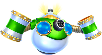 Artwork of Megahammer from Super Mario Galaxy 2