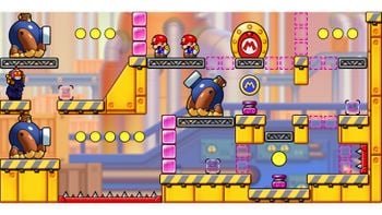 Miiverse screenshot of the 91st official level in the online community of Mario vs. Donkey Kong: Tipping Stars