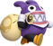 Artwork of Nabbit for New Super Mario Bros. U (reused for Mario & Sonic at the Rio 2016 Olympic Games and Mario Kart Tour)