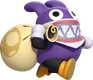 Artwork of Nabbit for New Super Mario Bros. U (reused for Mario & Sonic at the Rio 2016 Olympic Games and Mario Kart Tour)