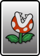 A Fire Piranha Plant card from Paper Mario: Color Splash