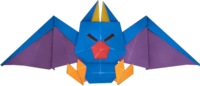 An origami Swoop from Paper Mario: The Origami King.