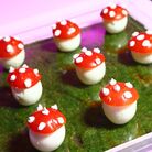 Thumbnail of a recipe for making "Mushroom Kingdom inspired" deviled eggs
