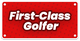 "First-Class Golfer" inscription for the Mario Golf: Super Rush trophy in the Trophy Creator application