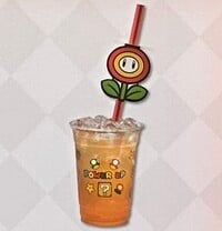 The Fire Flower Fizz sold at Power Up Cafe
