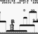 Mario walking through a Piranha Plant unharmed.