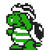 Sprite of the icon for a Sledge Bro in the Super Mario Bros. 3 style of Super Mario Maker 2. It appears in the user-interface for editing mode.
