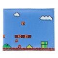 A wallet presenting a shot from World 1-1 of Super Mario Bros.