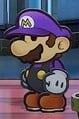 Doopliss's Mario form with W Emblem and L Emblem applied in the remake