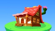 A glitch changing Wario's House into 9-Volt's House