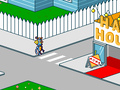 Mike arriving at the Hawt House