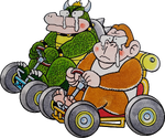 Bowser and Donkey Kong Jr.