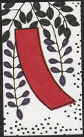 Second card of April in the Club Nintendo Hanafuda deck.