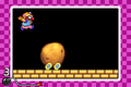 Wario jumping over the potato car