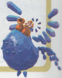 Artwork of the Singing Blusterwing from Donkey Kong Bananza