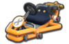 Thumbnail of an orange Pipe Frame (with 8 icon), in Mario Kart 8.